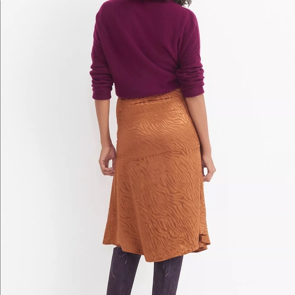 Anthropologie | TAMRA JACQUARD MIDI SKIRT | Sz 12 - Picture 2 of 4